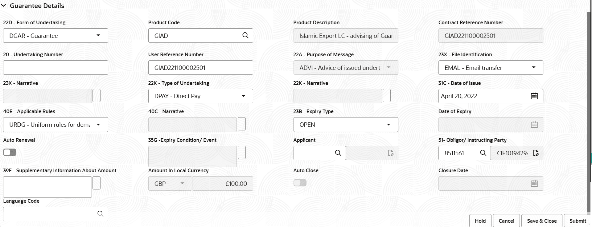 Description of registrationguaranteedetails.png follows Description of registrationguaranteedetails.png follows