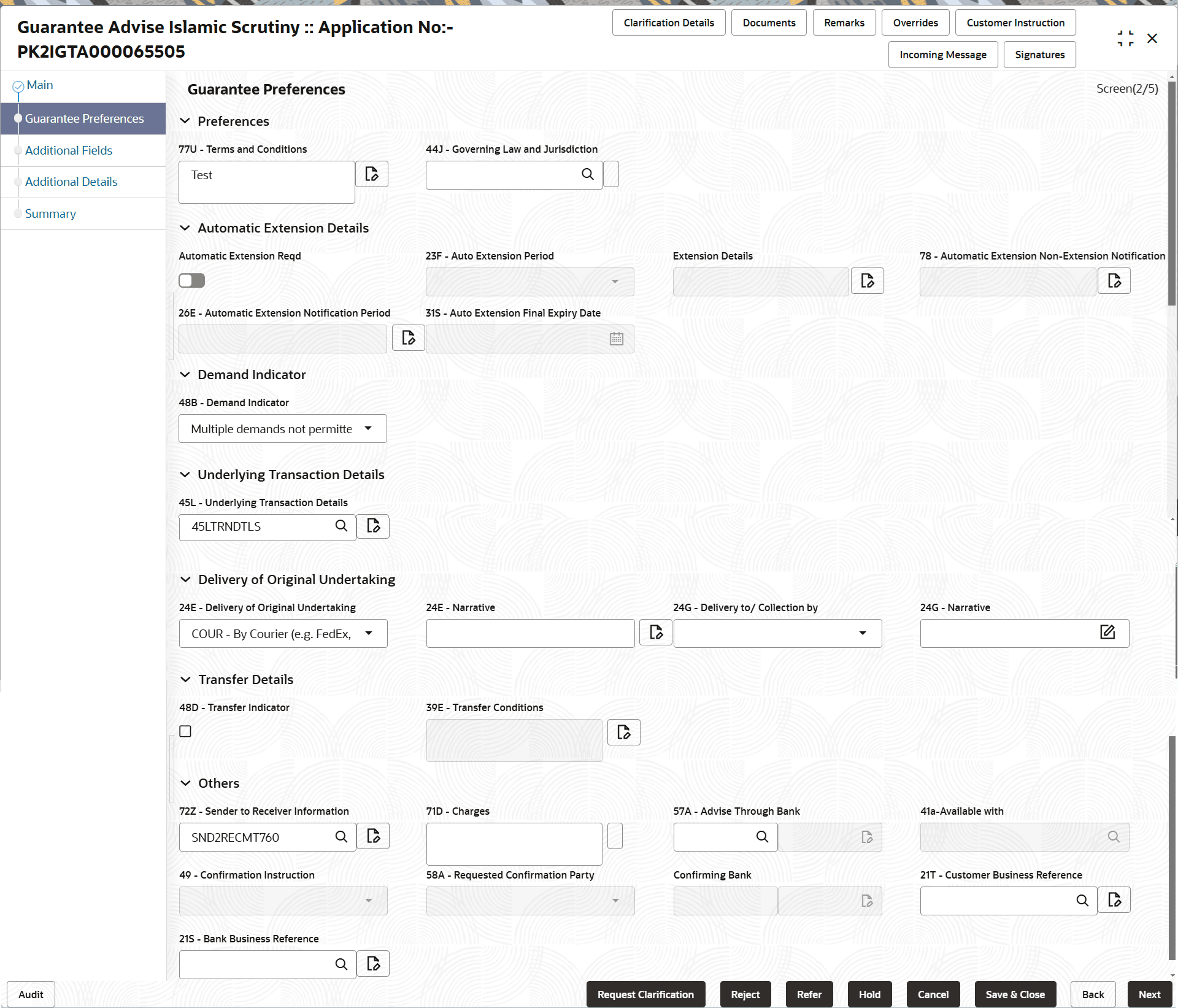 Description of scrutinyguaranteepreferences.png follows