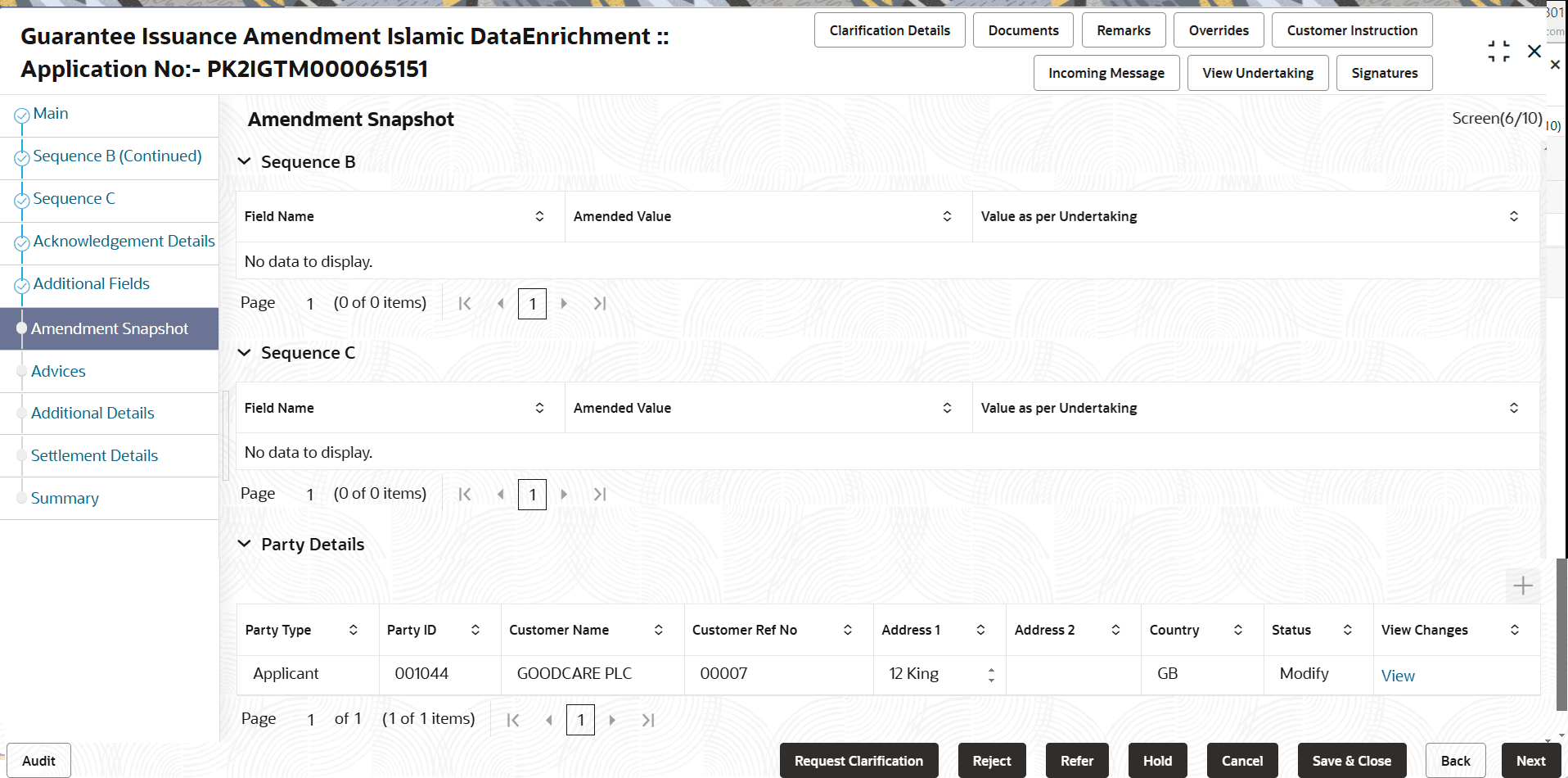 Description of deamendmentsnapshot.png follows