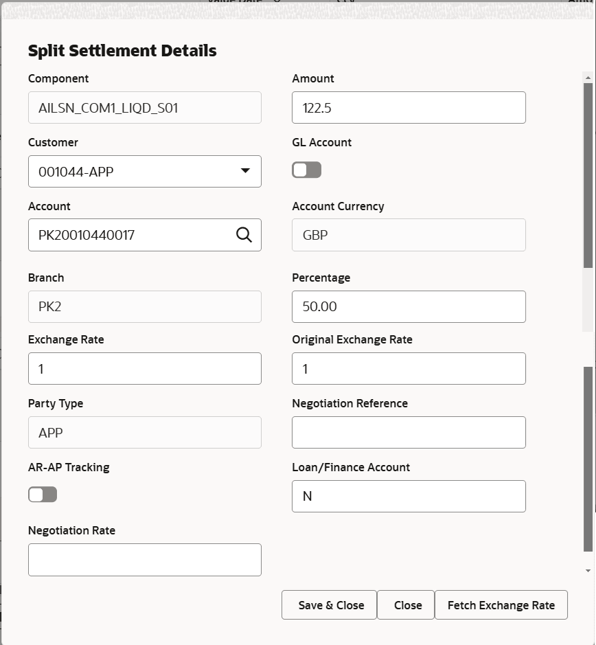 Description of desplitsettlementdetails1.png follows