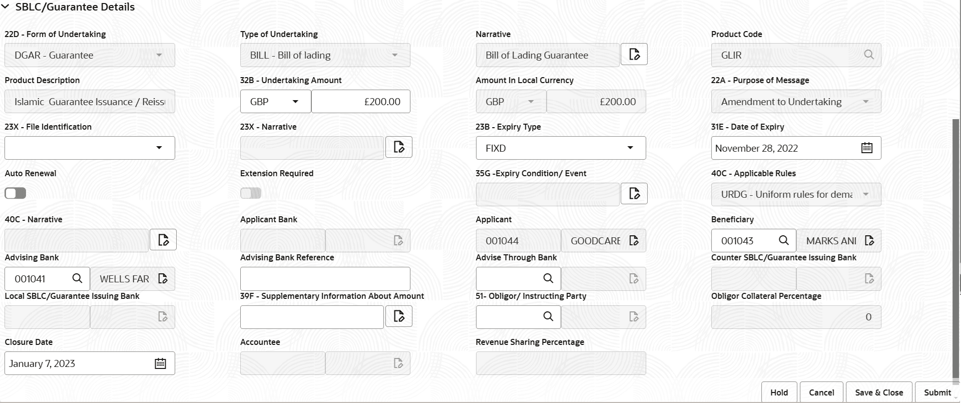 Description of registrationguaranteedetails.png follows Description of registrationguaranteedetails.png follows