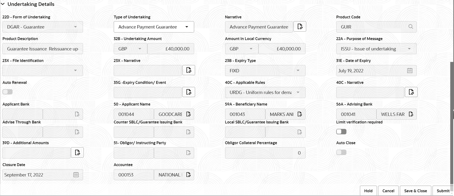 Description of registrationguaranteedetails.png follows Description of registrationguaranteedetails.png follows