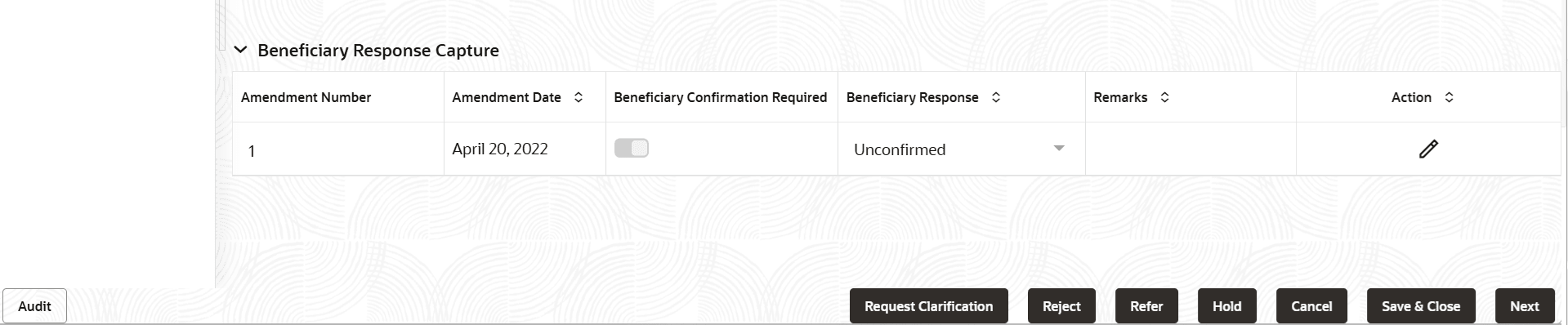 Description of demainbeneficiaryresponsedetails.png follows Description of demainbeneficiaryresponsedetails.png follows