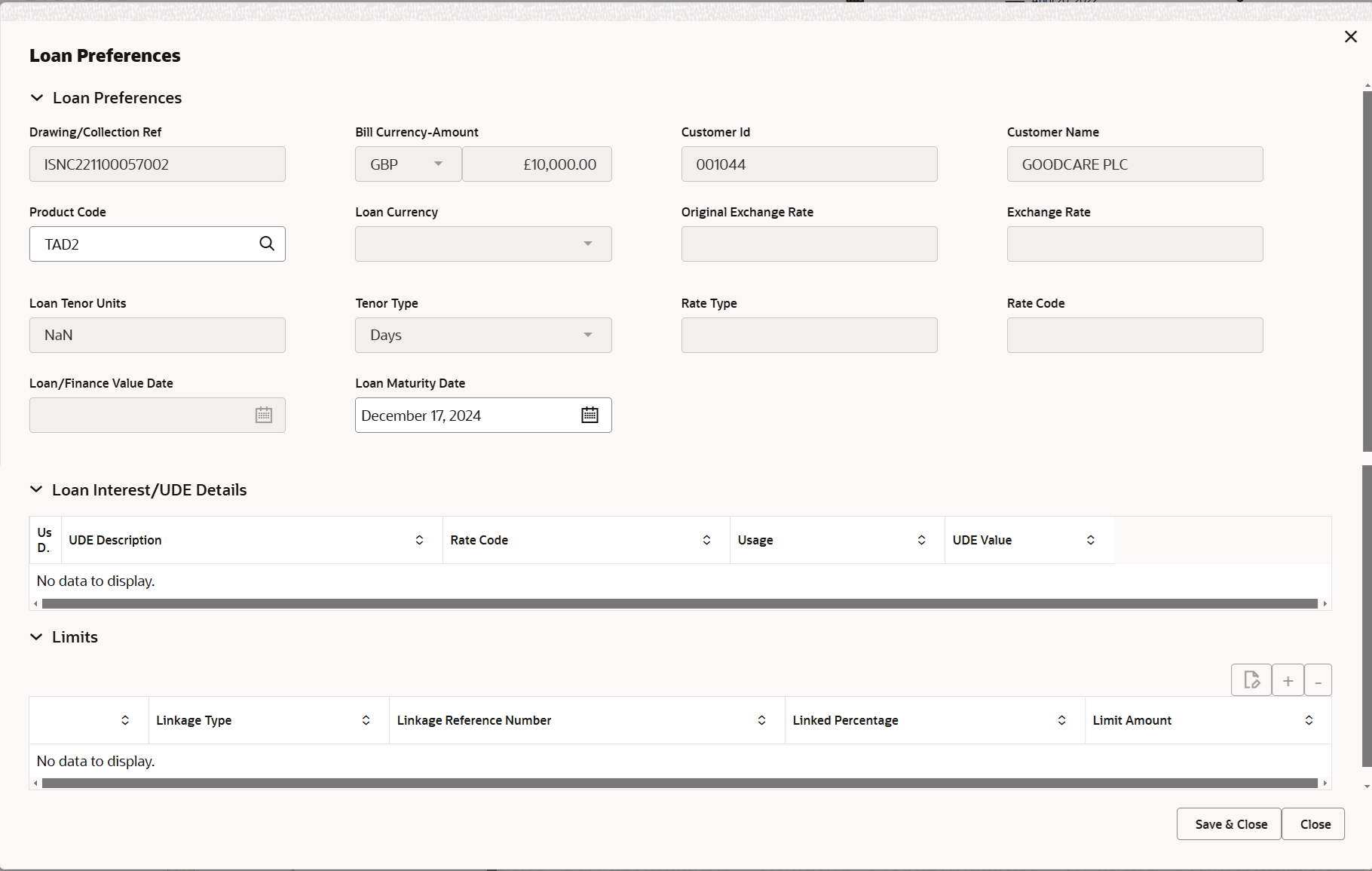 Description of deloanpreference.png follows