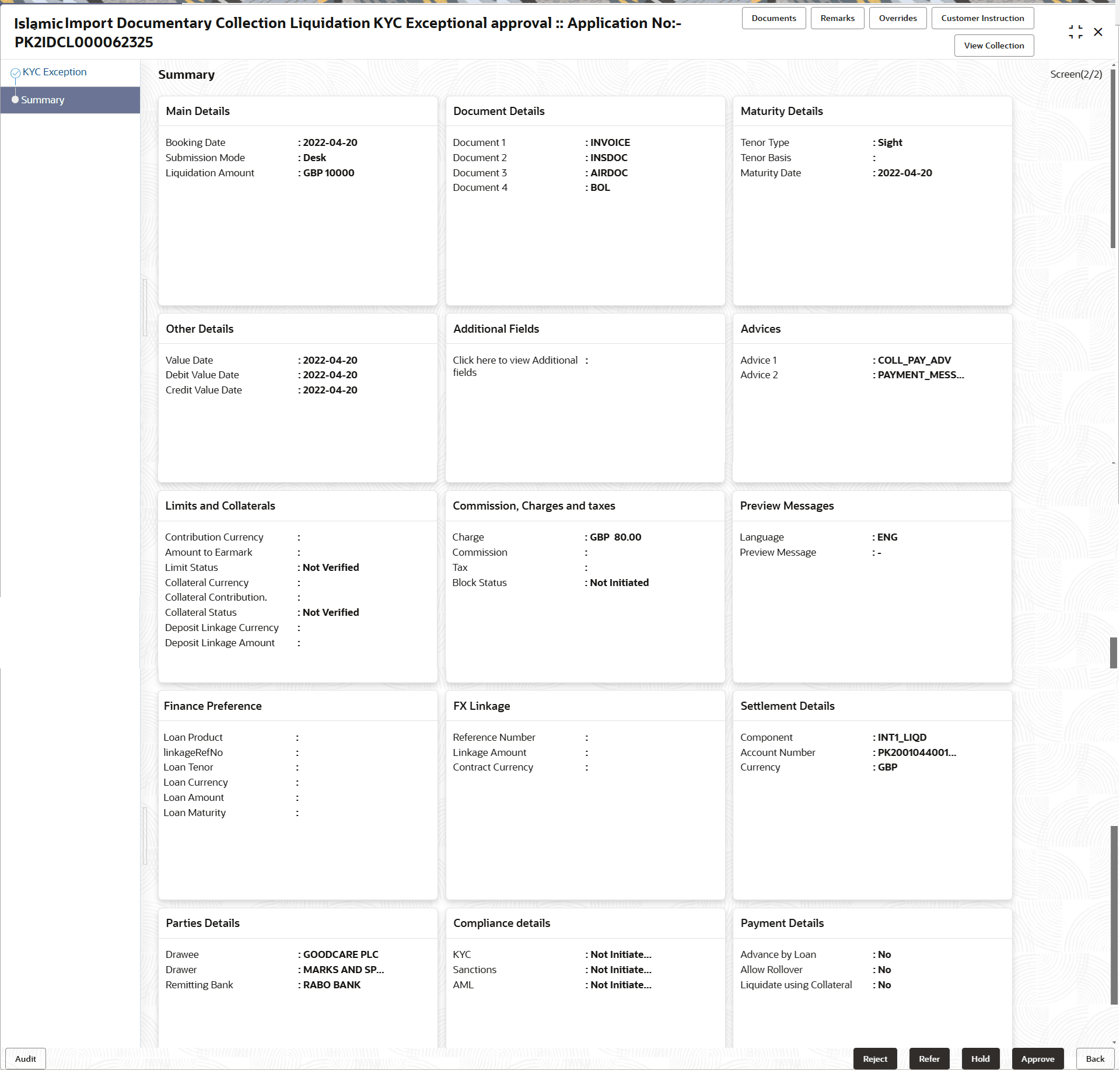 Description of kycexceptionalapprovalsummary-1.png follows