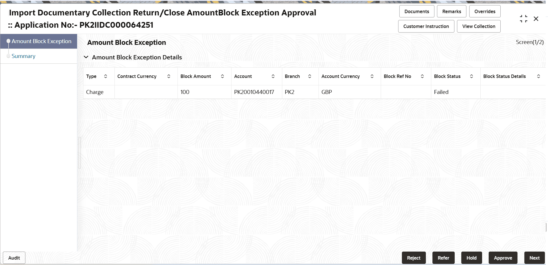 Description of amountblockexception-1.png follows Description of amountblockexception-1.png follows