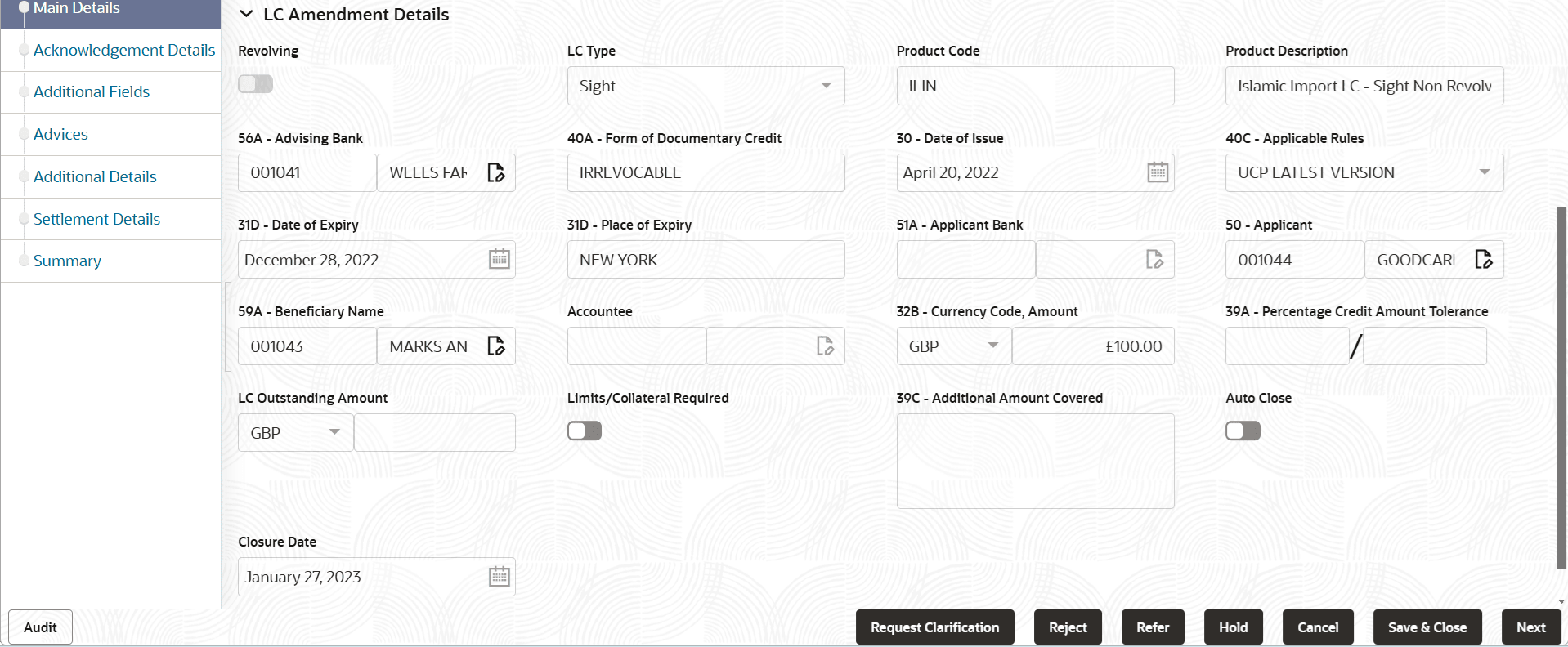 Description of demainlcamendmentdetails.png follows Description of demainlcamendmentdetails.png follows