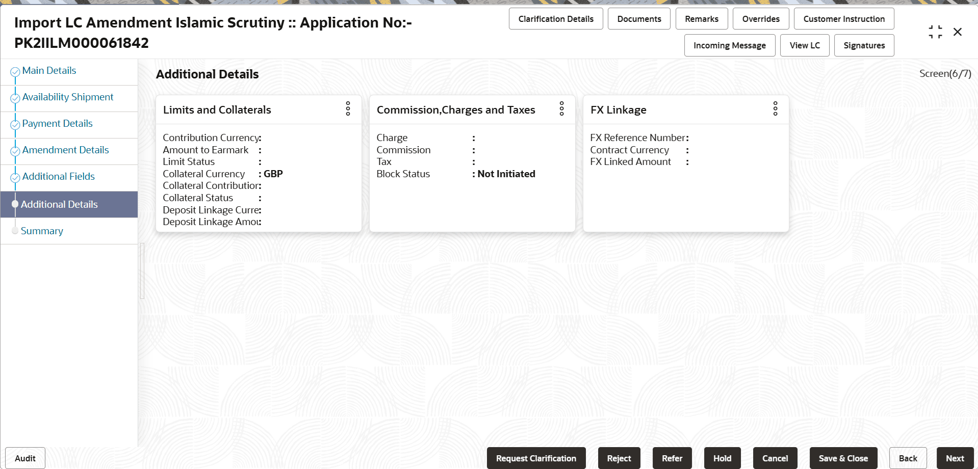 Description of scrutinyadditionaldetails.png follows