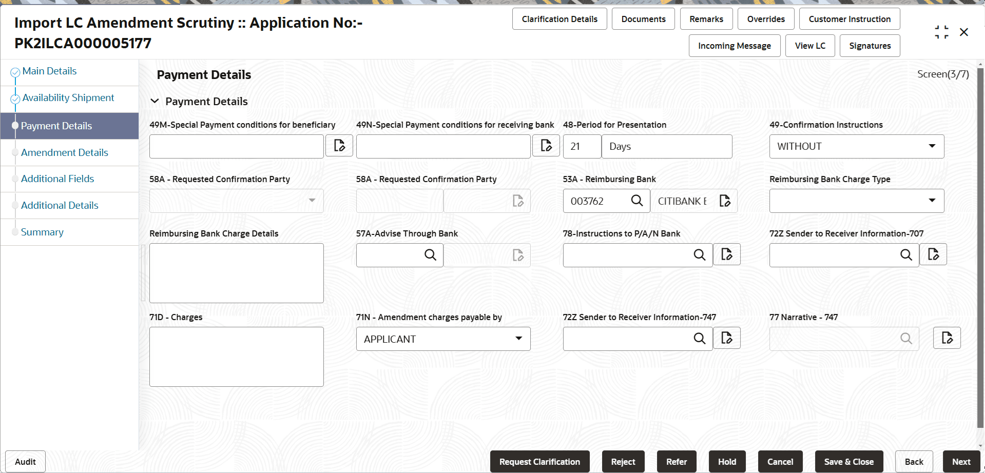 Description of scrutinypaymentdetails.png follows Description of scrutinypaymentdetails.png follows