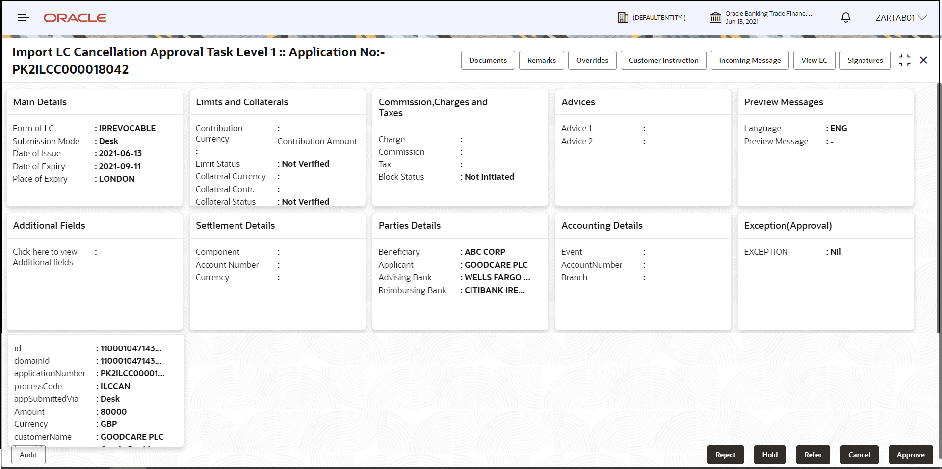 Description of approvalsummary.png follows Description of approvalsummary.png follows