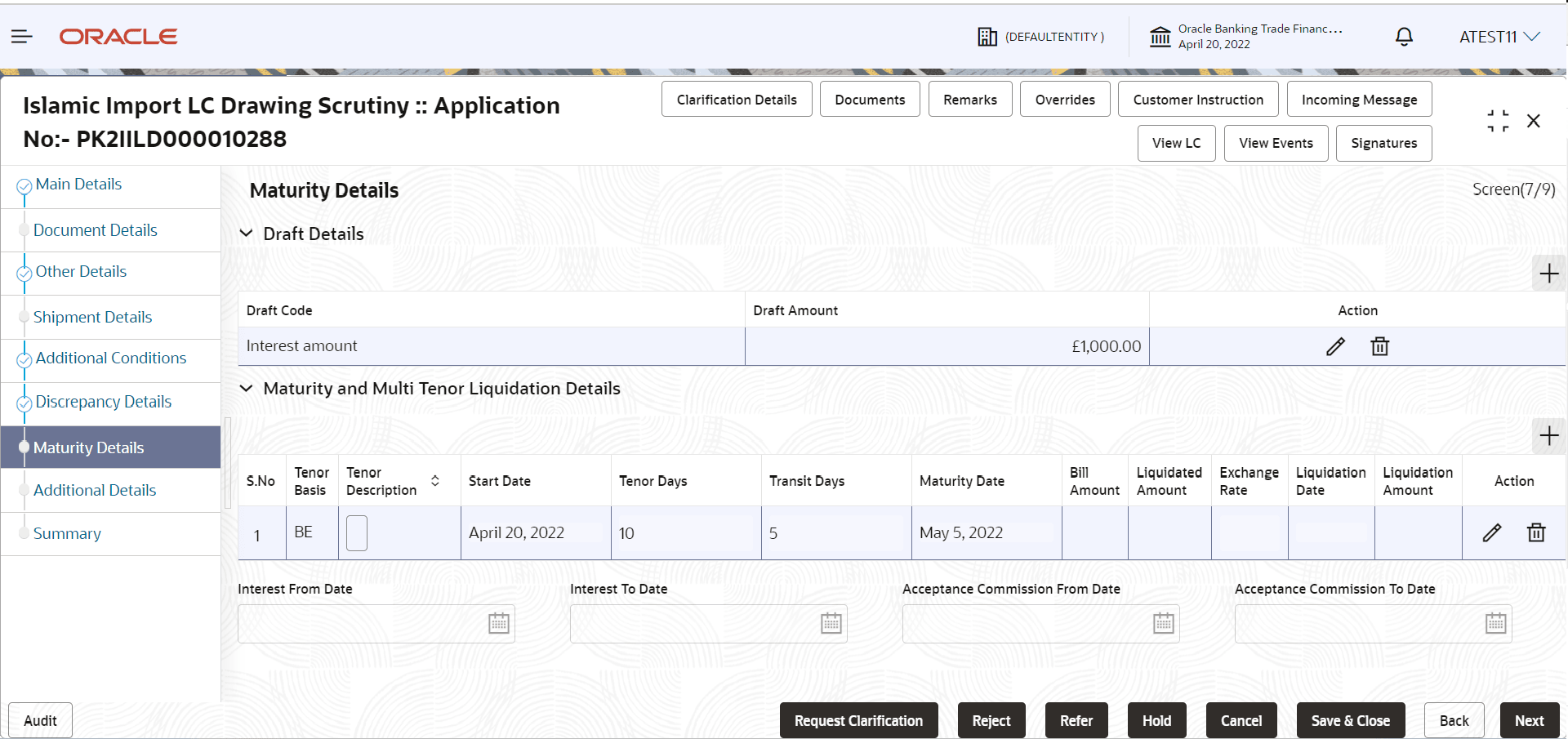 Description of scrutinymaturitydetails.png follows
