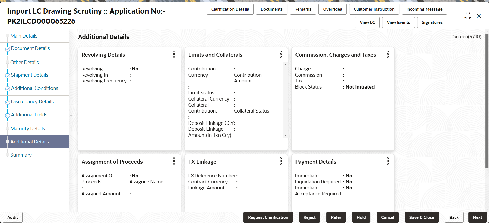 Description of scrutinyadditionaldetails.png follows