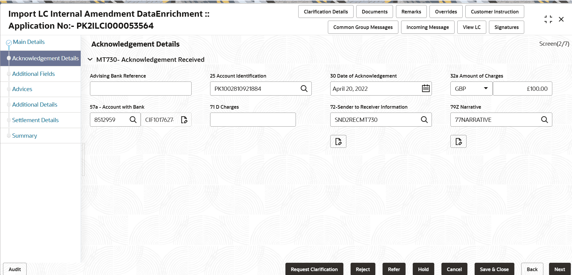 Description of deacknowledgementdetails.png follows Description of deacknowledgementdetails.png follows