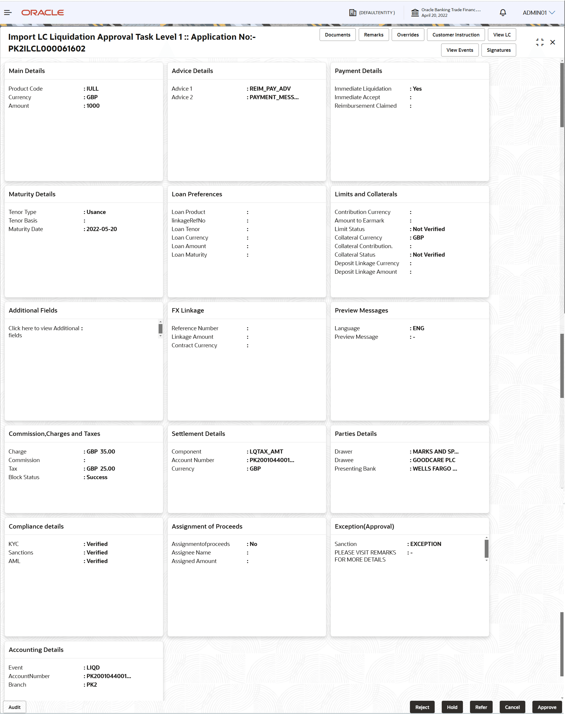 Description of approvalsummary.png follows Description of approvalsummary.png follows
