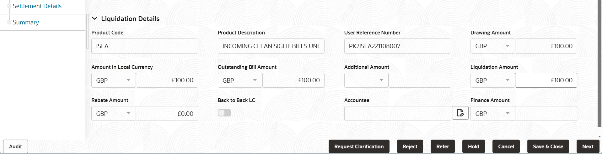 Description of demainliquidationdetails.png follows