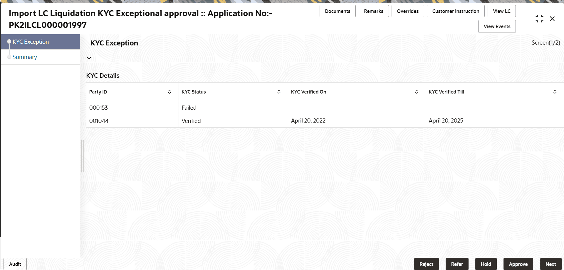 Description of kycexception.png follows Description of kycexception.png follows