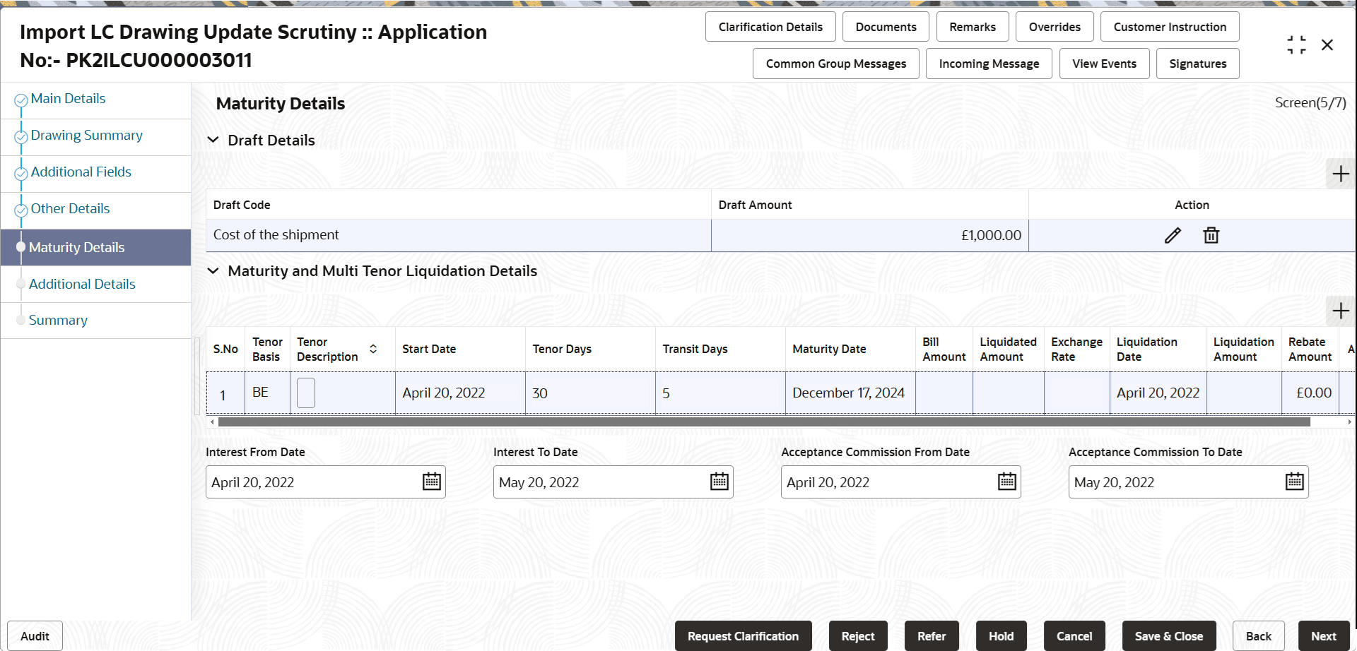 Description of scrutinymaturitydetails.png follows
