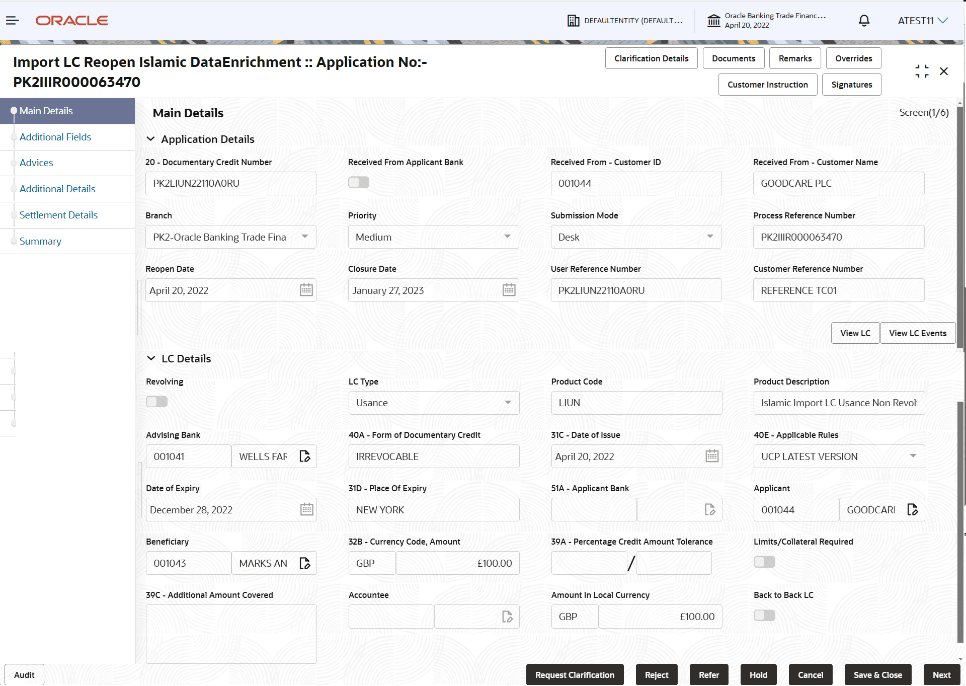 Description of demainapplicationdetails.png follows Description of demainapplicationdetails.png follows