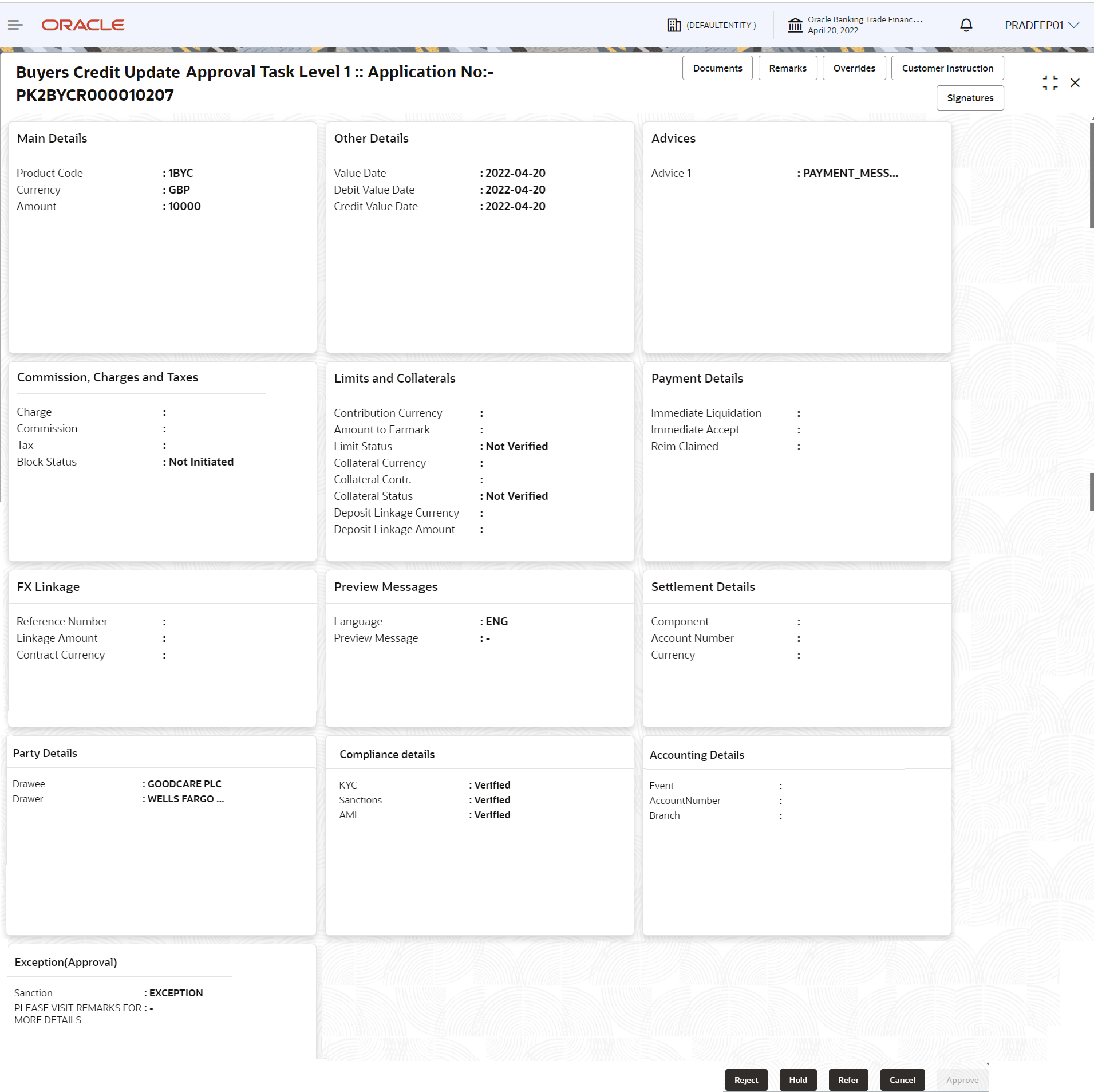 Description of approvalsummary.png follows Description of approvalsummary.png follows
