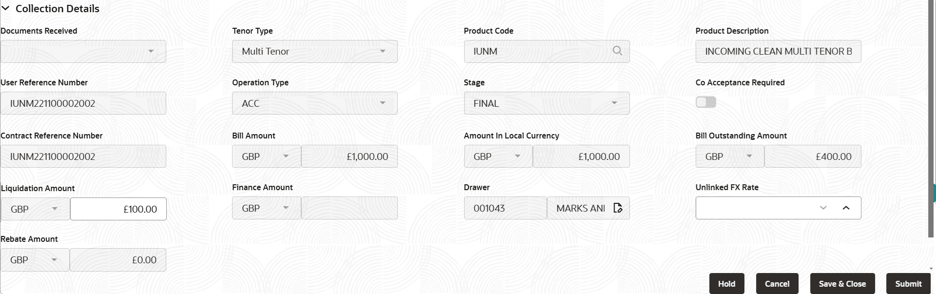 Description of registrationcollectiondetails.png follows