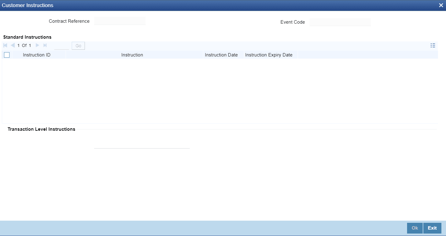 Customer Instructions