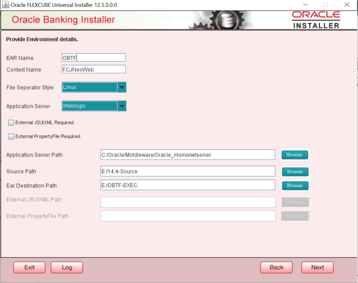 Description of 1.2_installer_environment.png follows Description of 1.2_installer_environment.png follows