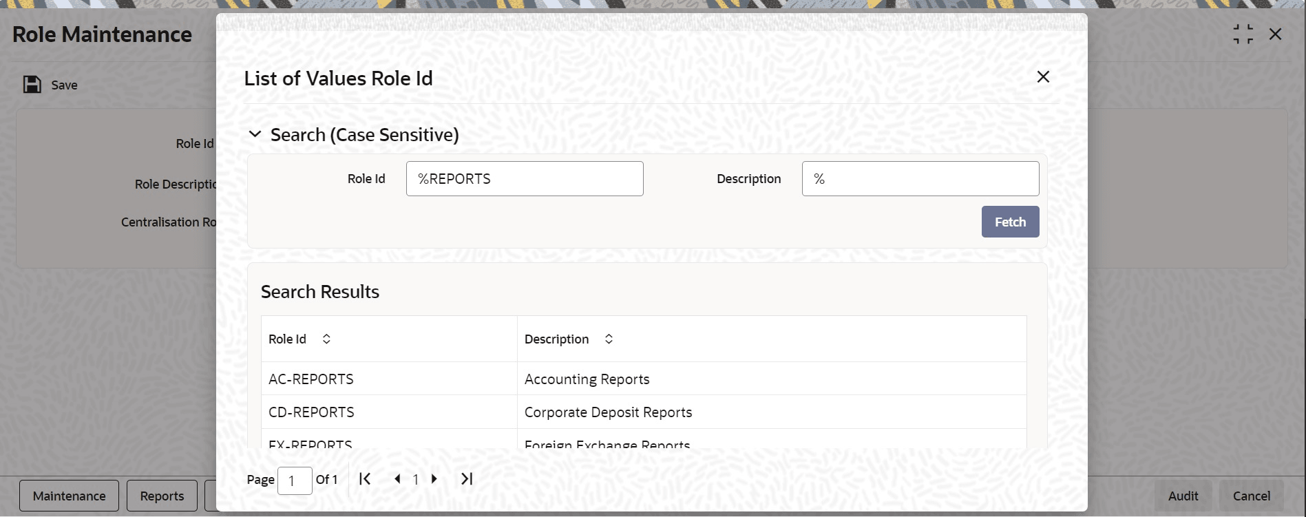 Description of list-values-role-id.png follows Description of list-values-role-id.png follows