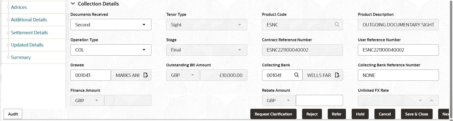 Description of demaincollectiondetails.png follows
