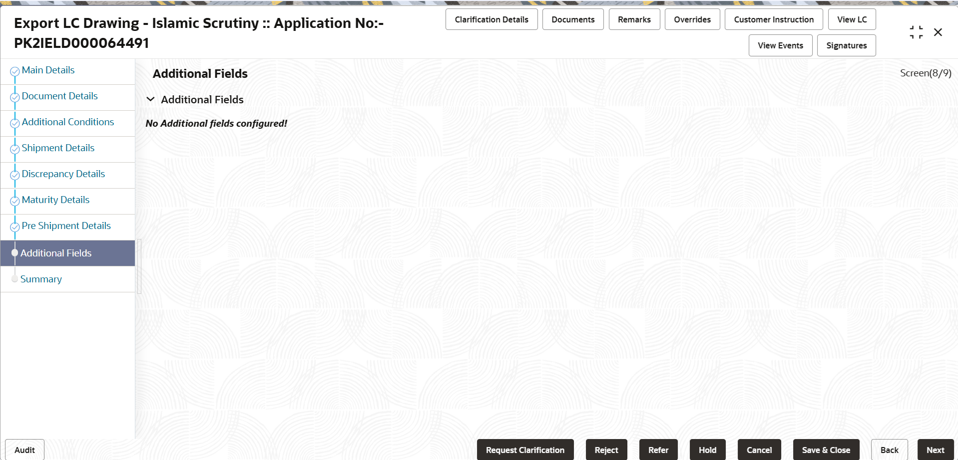 Description of scrutinyadditionalfields.png follows