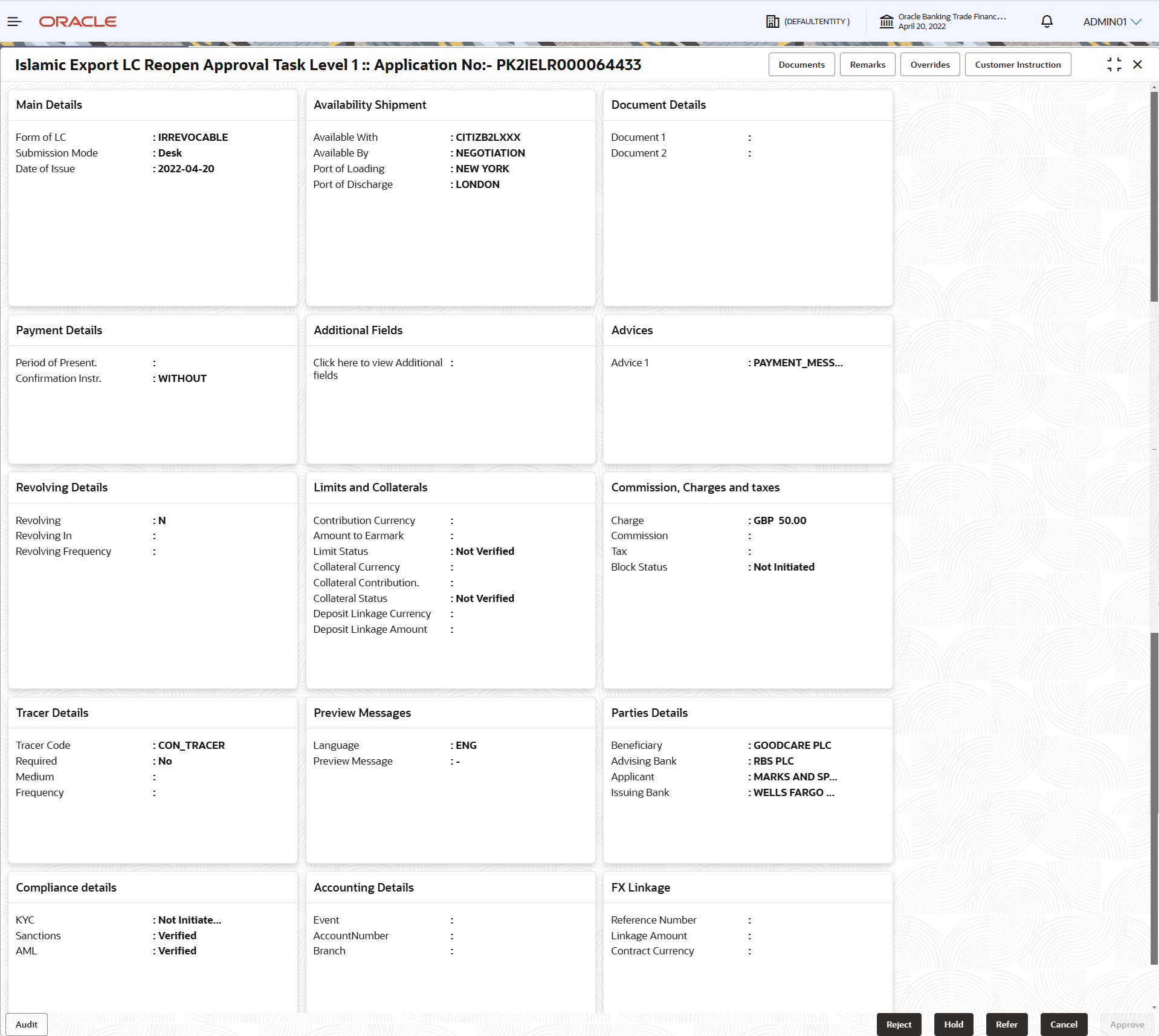 Description of approvalsummary.png follows Description of approvalsummary.png follows