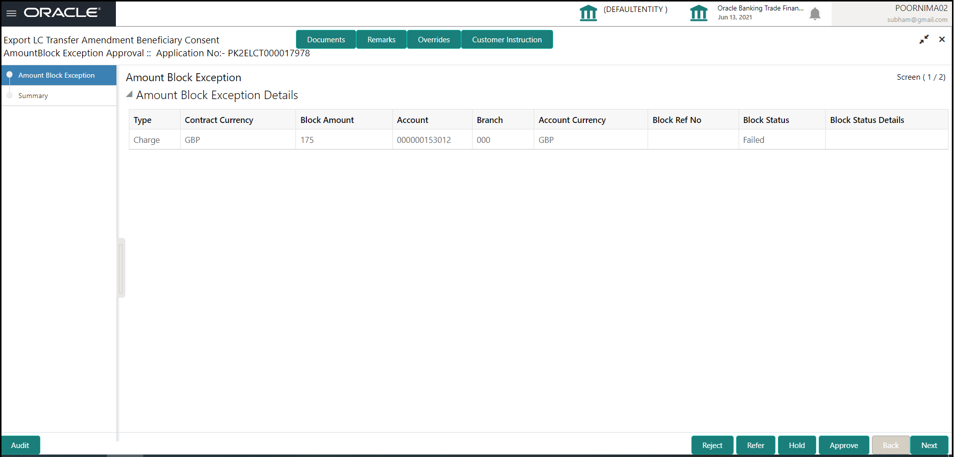Description of amountblockexception.png follows