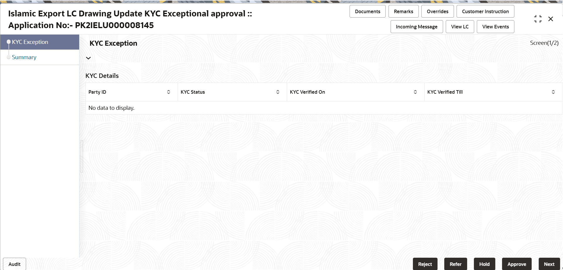 Description of kycexception.png follows Description of kycexception.png follows