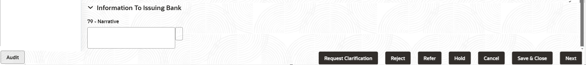 Description of demaininformationtoissuingbank.png follows Description of demaininformationtoissuingbank.png follows