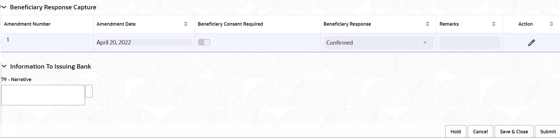 Description of registrationbenificiaryresponse.png follows Description of registrationbenificiaryresponse.png follows