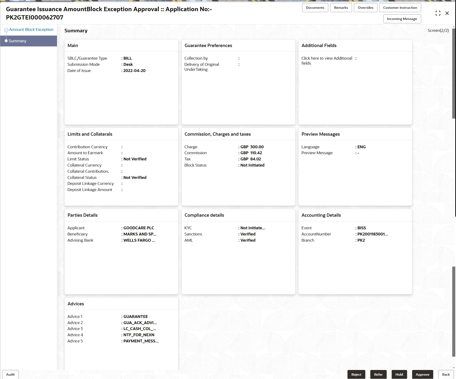Description of amountblockexceptionsummary.png follows