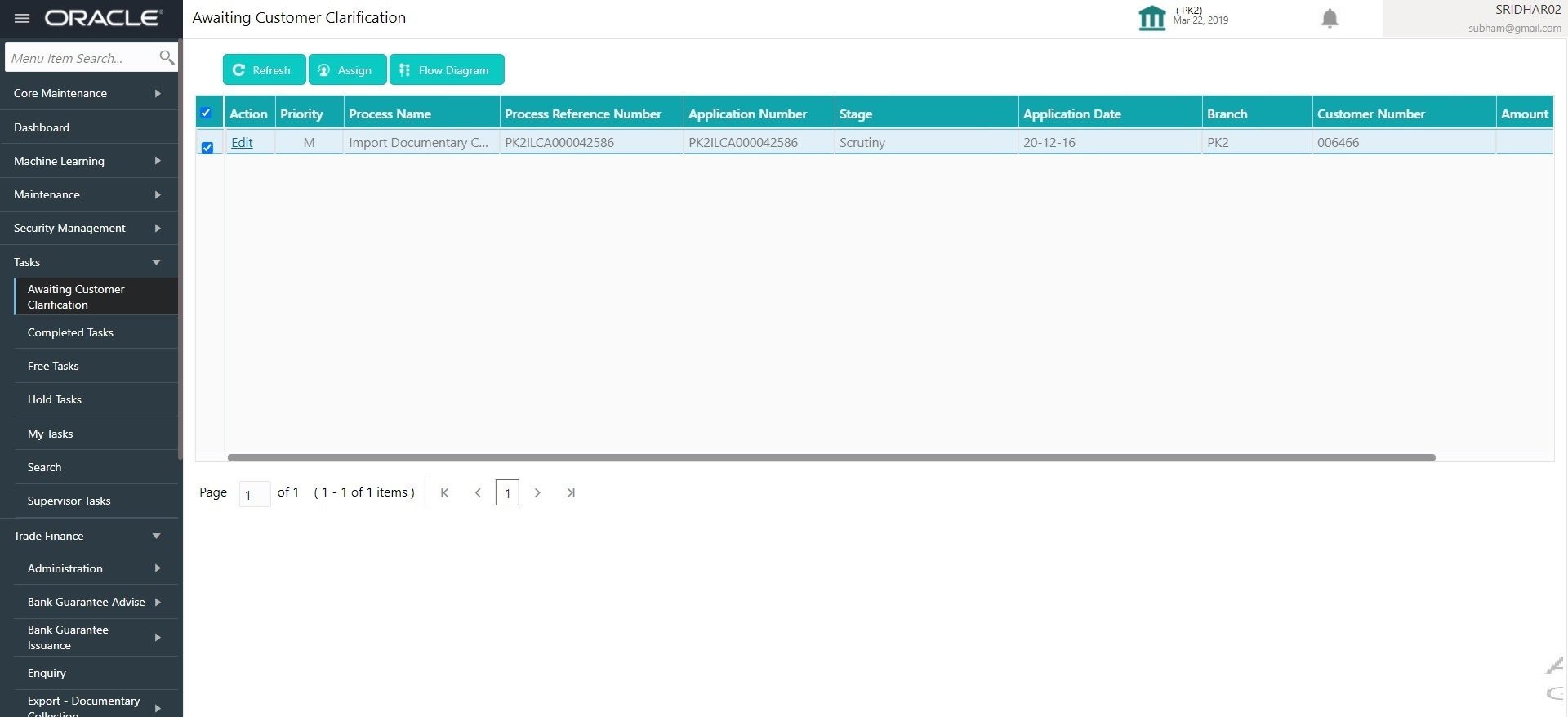 Awaiting Customer Clarification Awaiting Customer Clarification