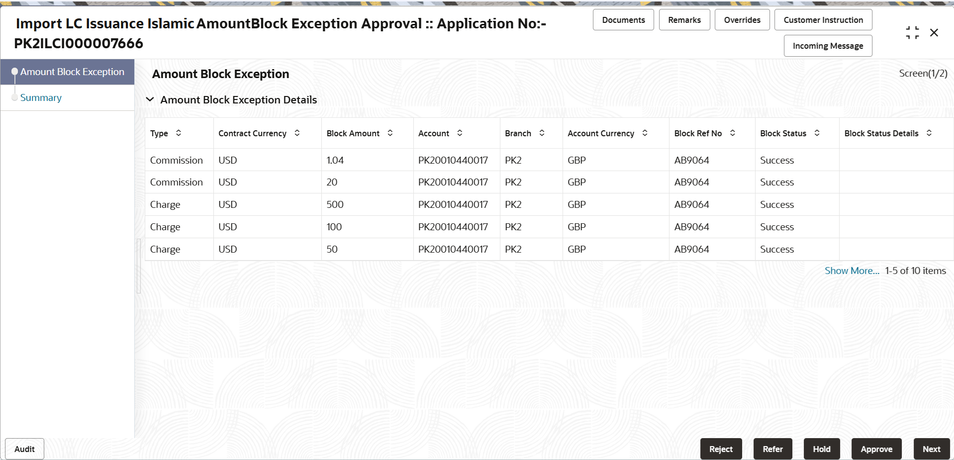 Description of amountblockexception-1.png follows Description of amountblockexception-1.png follows