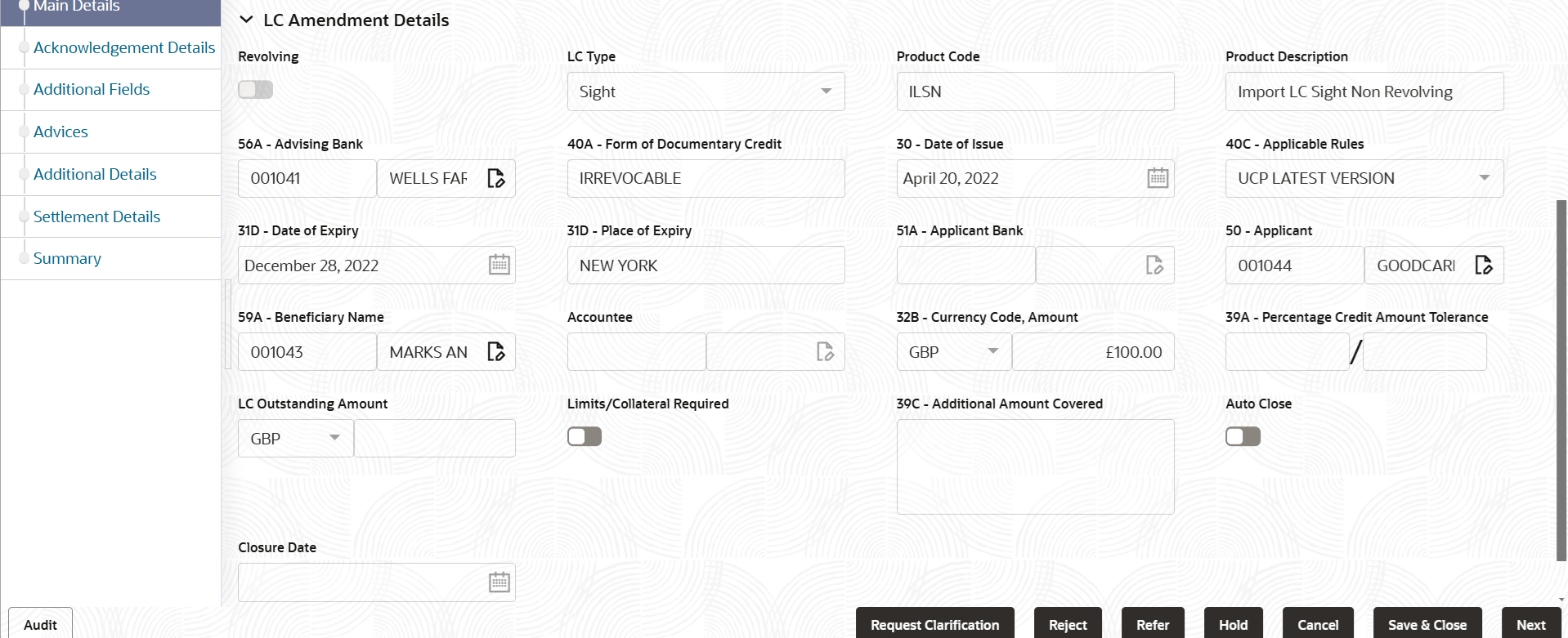 Description of demainlcamendmentdetails.png follows Description of demainlcamendmentdetails.png follows
