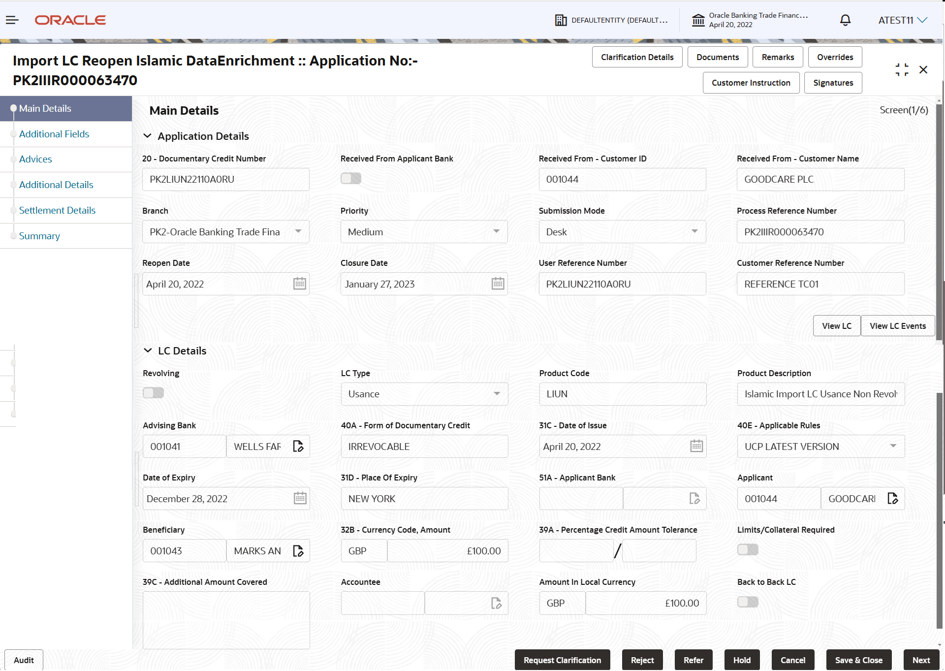 Description of demainapplicationdetails.png follows Description of demainapplicationdetails.png follows