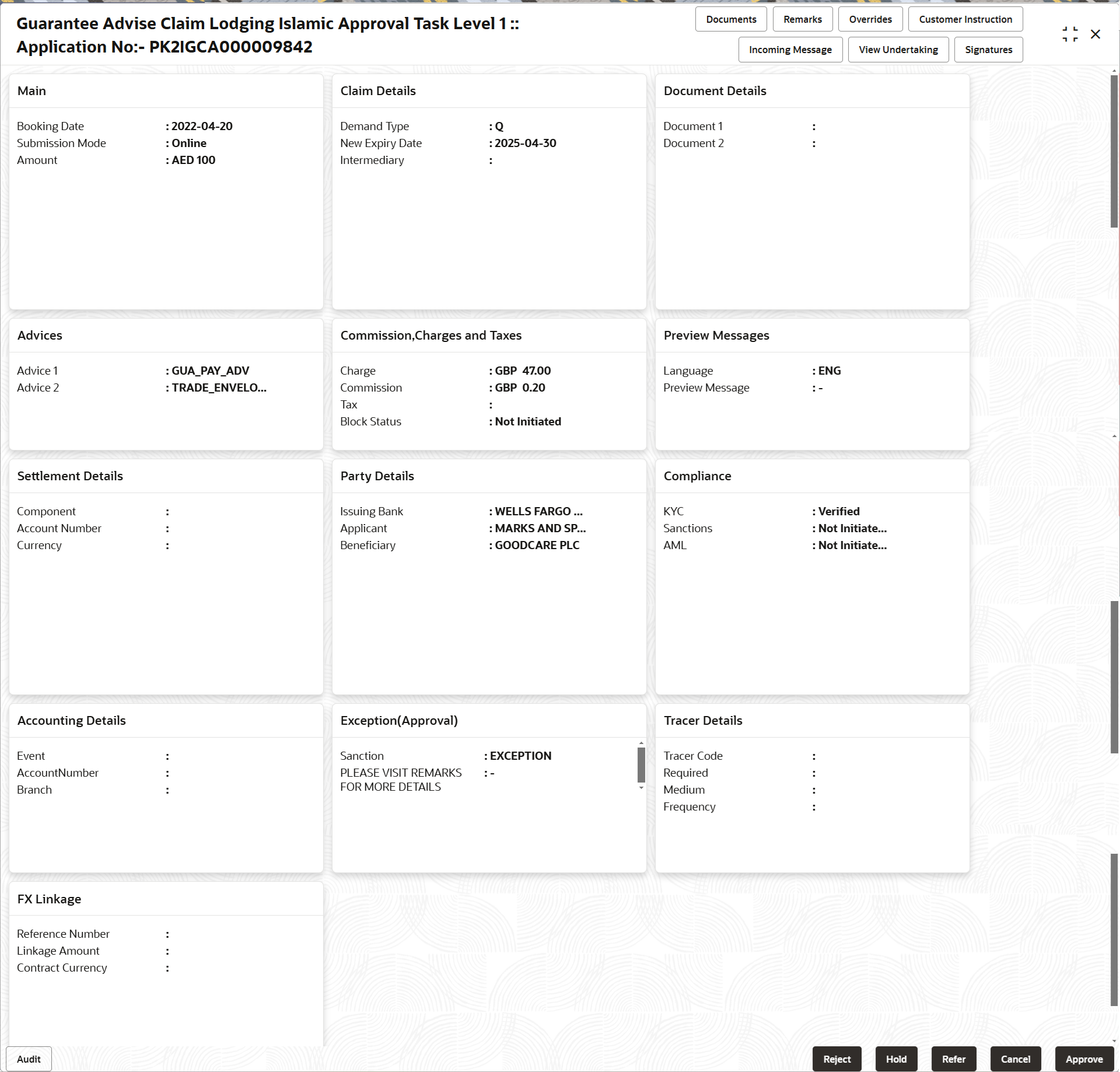 Description of approvalsummary.png follows Description of approvalsummary.png follows