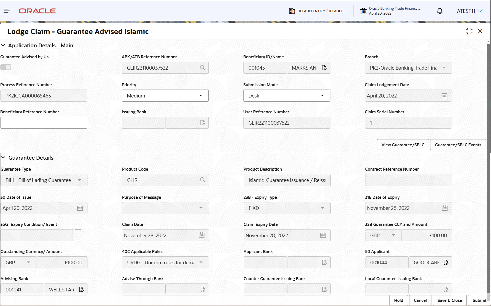 Description of registrationapplicationdetails.png follows Description of registrationapplicationdetails.png follows