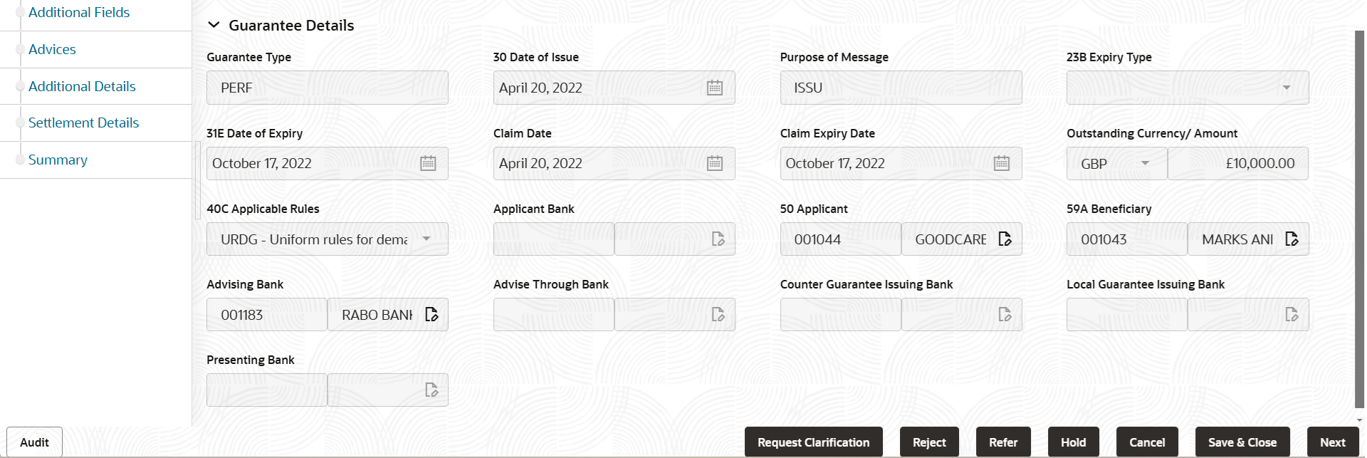 Description of demainguaranteedetails.png follows Description of demainguaranteedetails.png follows