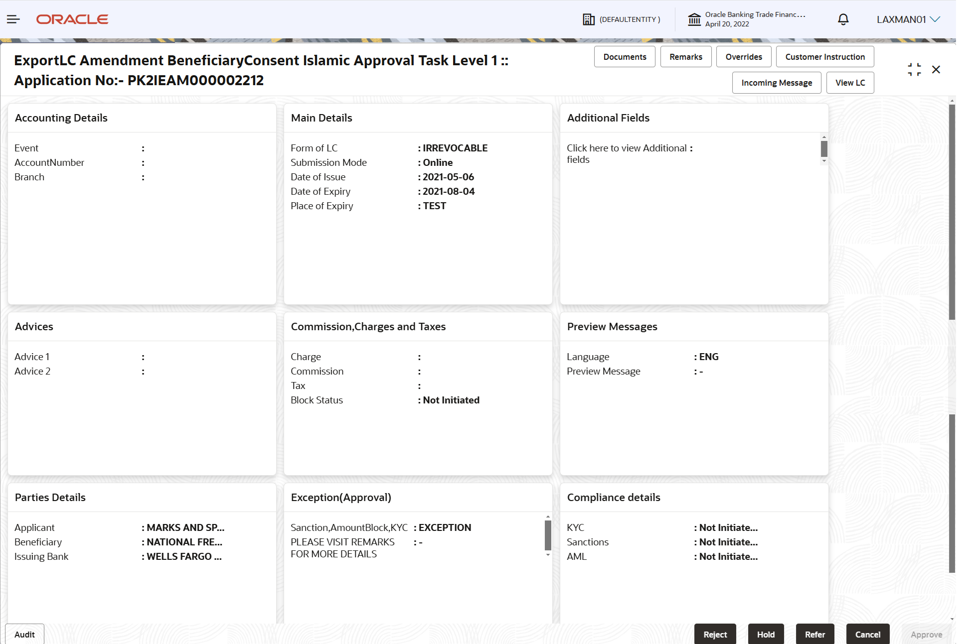 Description of approvalsummary.png follows Description of approvalsummary.png follows