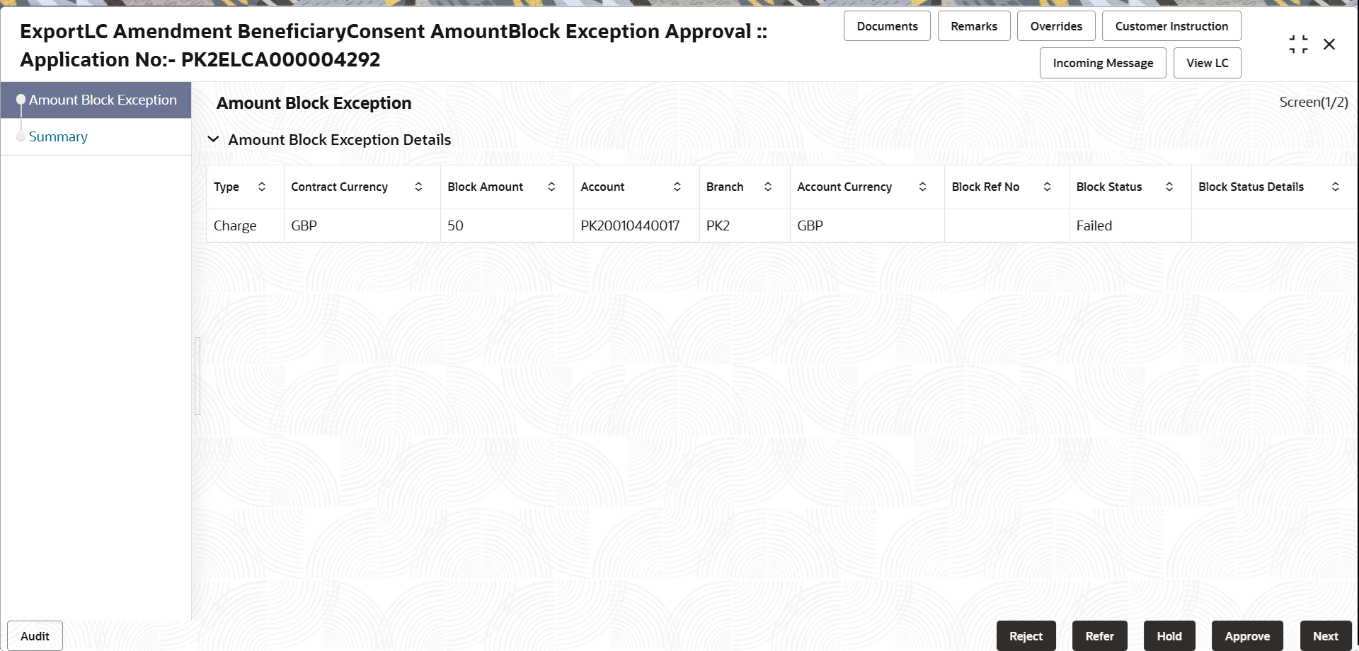 Description of amountblockexception.png follows