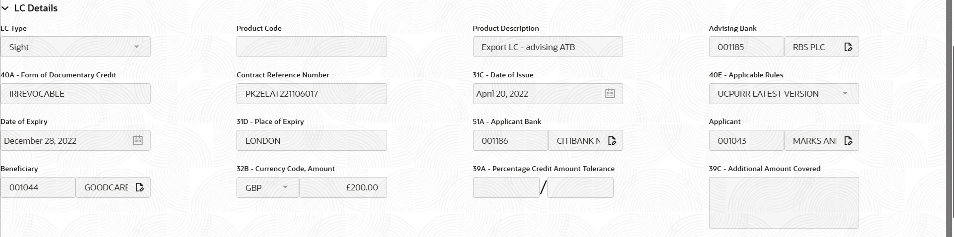 Description of registrationlcdetails.png follows Description of registrationlcdetails.png follows
