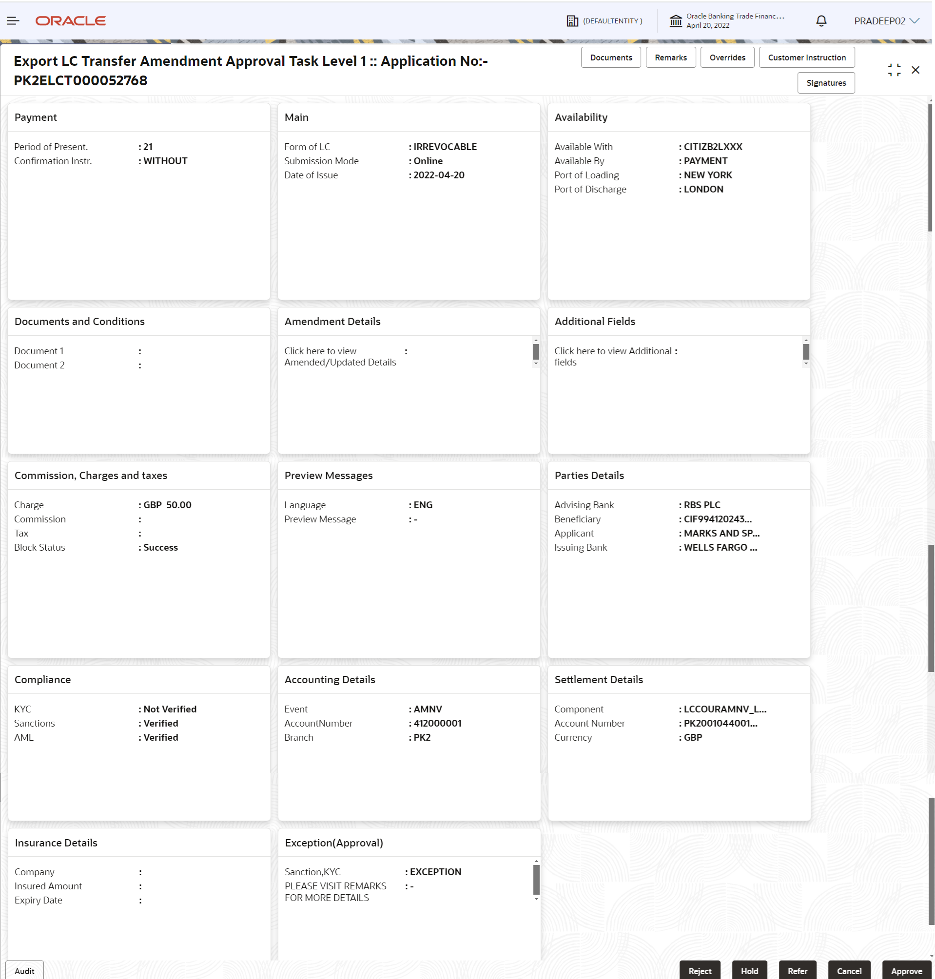 Description of approvalsummary.png follows Description of approvalsummary.png follows