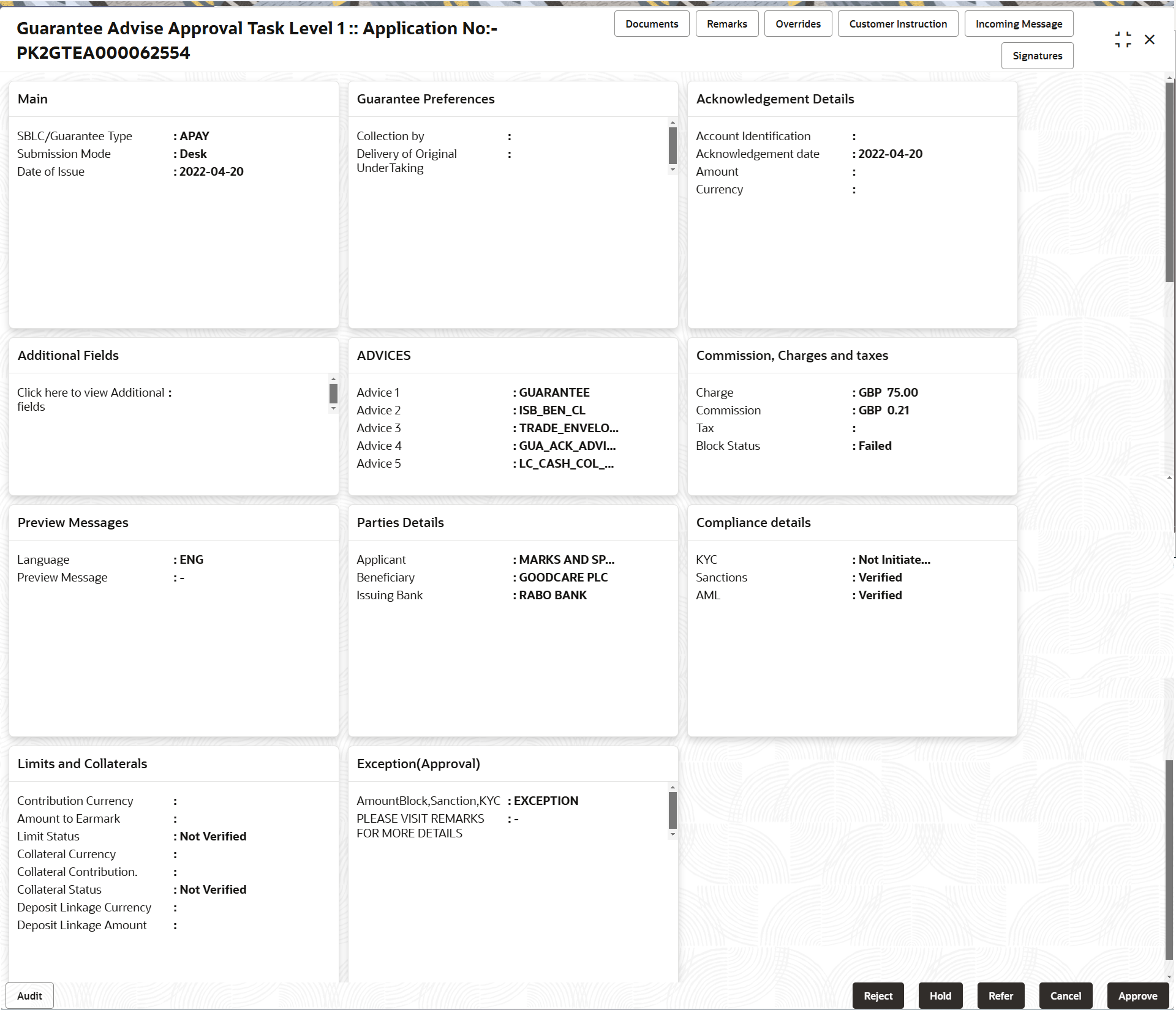Description of approvalsummary.png follows Description of approvalsummary.png follows