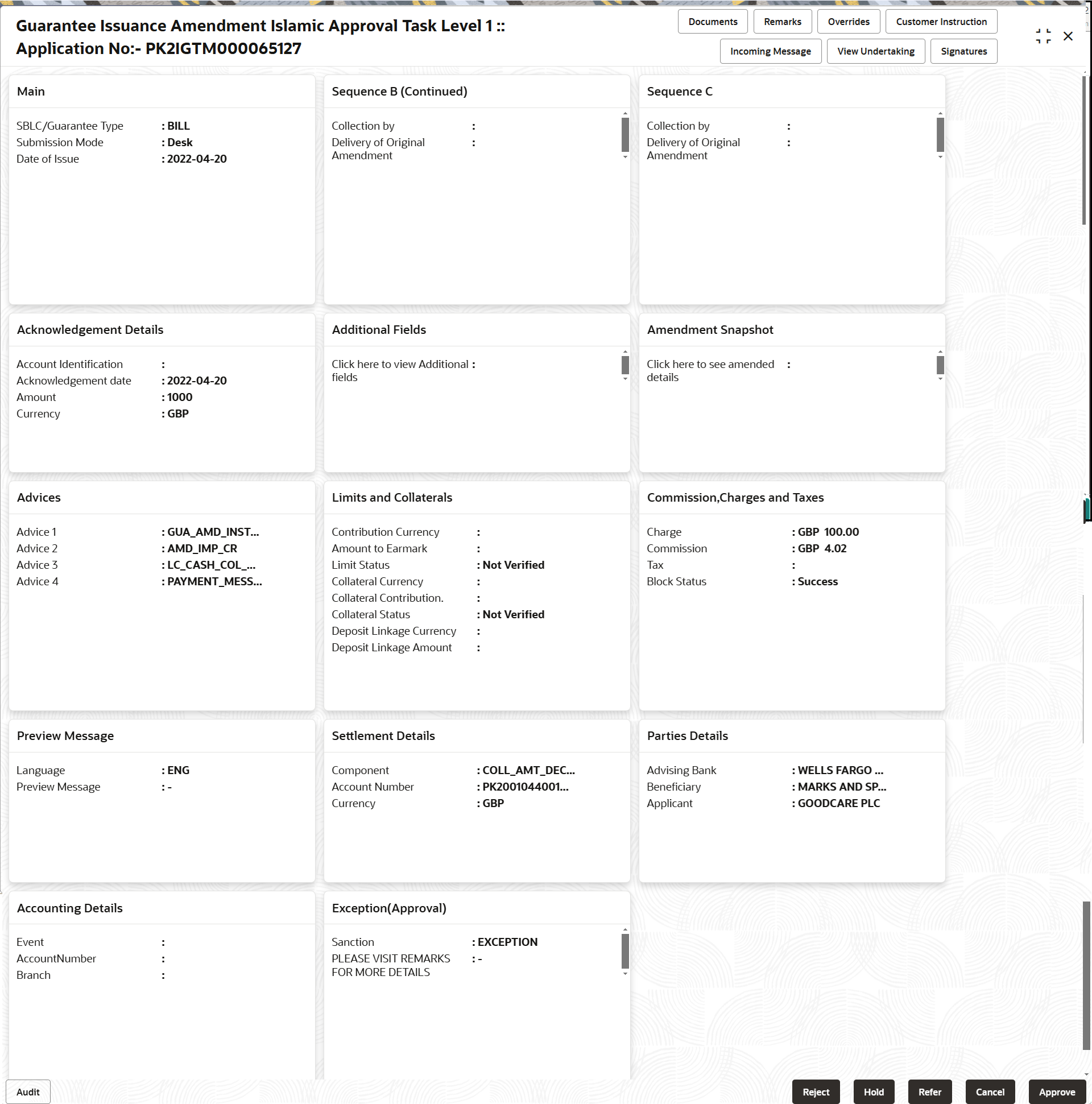 Description of approvalsummary.png follows Description of approvalsummary.png follows