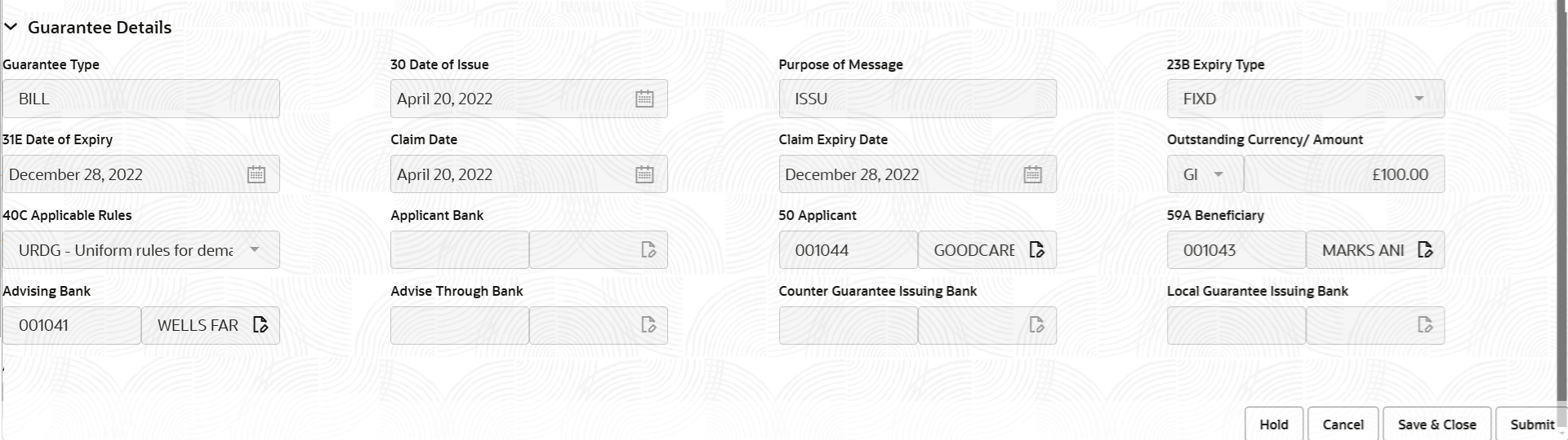 Description of registrationguaranteedetails.png follows Description of registrationguaranteedetails.png follows