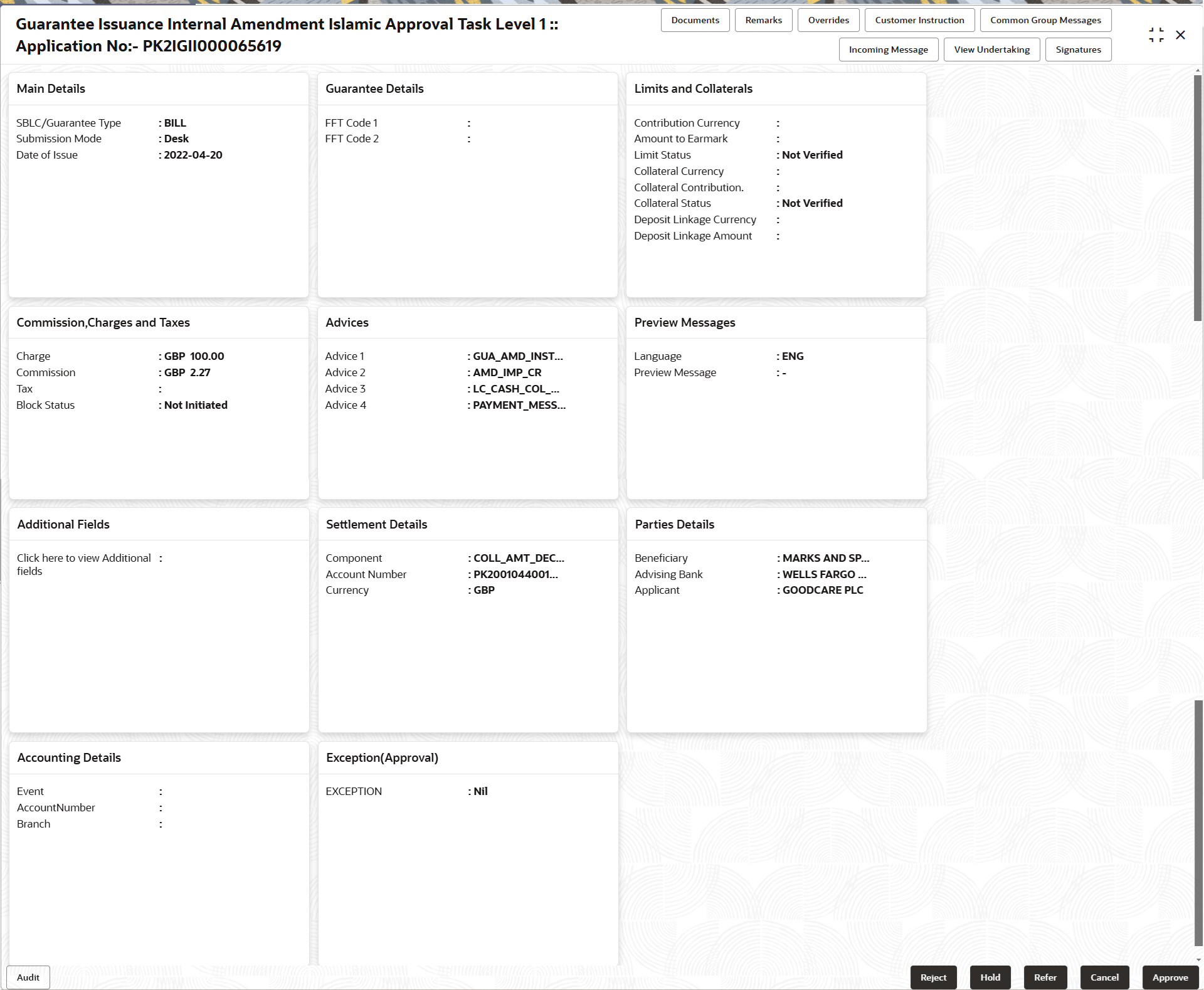 Description of approvalsummary.png follows Description of approvalsummary.png follows